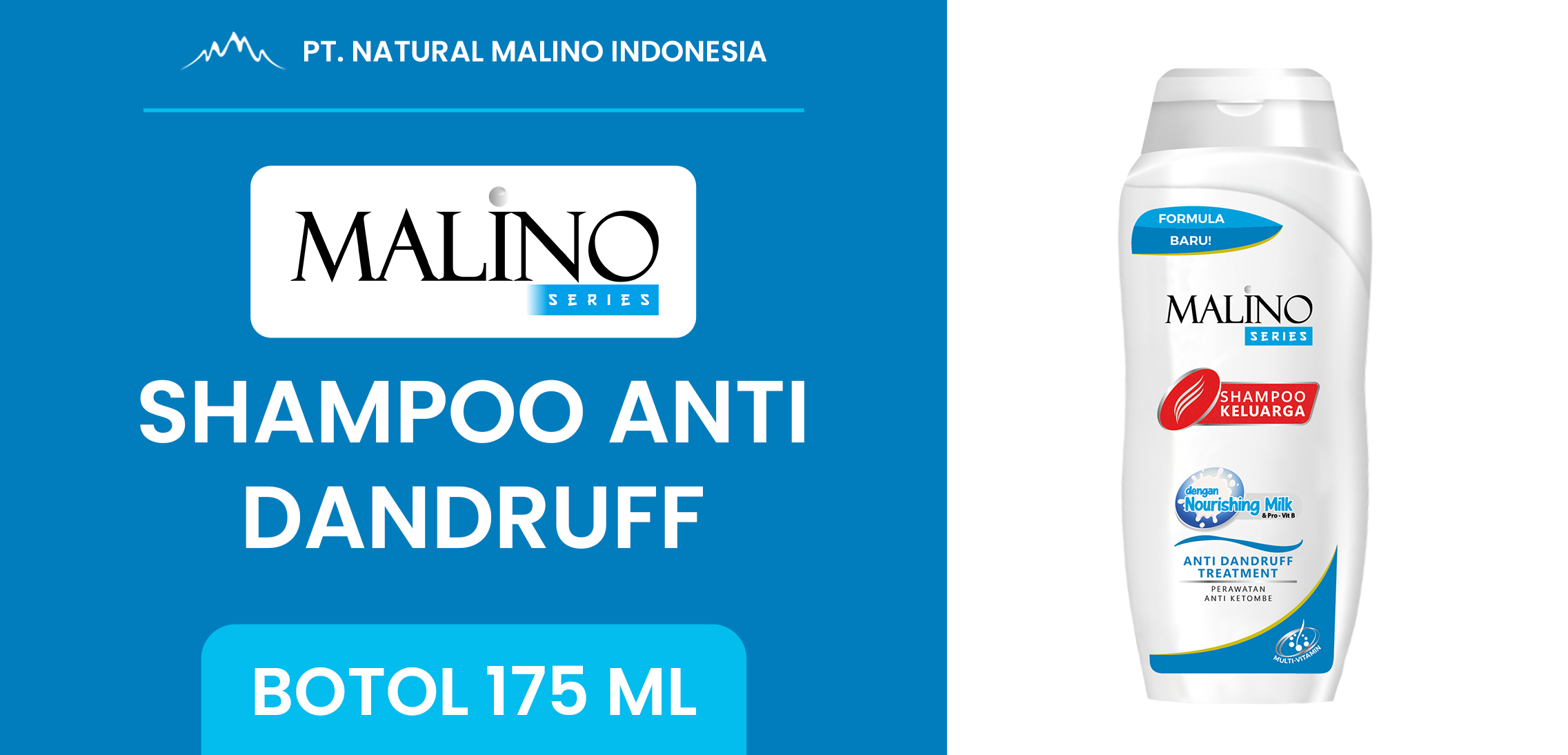 MALINO SERIES SHAMPOO ANTI DANDRUFF 175 ML